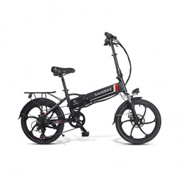 Gaoyanhang vélo Gaoyanhang 20LVXD30 Vélo électrique - en Alliage d'aluminium Pliant électrique Vélo 48V 350W LCD Cyclomoteur Vélo 20 (Color : Black)