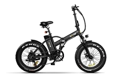 giordanoshop vélo giordanoshop 250W Icon.e Vélo électrique Pliable AllRoad Plus 250 W Pure Black Adulte Unisexe, Noir, no Size