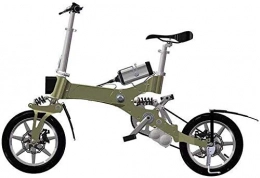 GJJSZ vélo GJJSZ Vélo électrique Pliant, vélo Pliant léger et en Aluminium avec pédales, Batterie au Lithium, vélo en Plein air, Aventure, Mini-vélo électrique de Sport