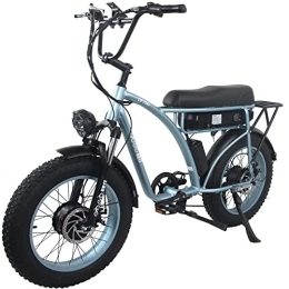 GOGOBEST Vélos électriques GOGOBEST Vélo Electrique GF750 Retro 48V 17.5AH VTT Vélo Electrique pour Adultes 20" Fat Bike Electrique, Shimano 7-Speed