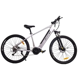 GOGOBEST vélo GOGOBEST Vélo électrique 27.5" Mid-Mounted Motor GM26 250W 10AH pour Adultes, Argent