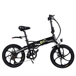 ROCKWHEEL Vélos électriques GT20 48V * 350W vélo pliant 20 pouces vélo de montagne électrique vélo à l'intérieur de la batterie Li-on avec ordinateur de vélo cycles à assistance électrique (Noir, Plus 1 batterie de rechange)