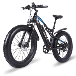 GUNAI vélo GUNAI Vélo Électrique Mountain E-Bike 26 '' 4.0 Fat Tire 48v avec Batterie Lithium-ION Amovible 17AH et Double Absorption des Chocs