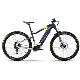 HAIBIKE Vélos électriques haibike sduro hardnine 7.0E-Bike 500WH E de VTT Bleu / Citron / Argent mat, blau / citron / silber matt, 48 - L