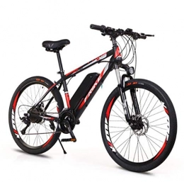 HAOXJ1 Vélos électriques HAOXJ1 26 '' Electric Mountain Bike, Ville commuer vélo électrique avec Grande Amovible Capacité de la Batterie (36V 250W), vélo électrique 21 Speed ​​Gear (Color : Red 1)
