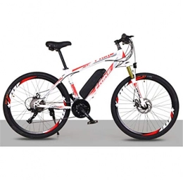 HAOXJ1 Vélos électriques HAOXJ1 26 '' Electric Mountain Bike, Ville commuer vélo électrique avec Grande Amovible Capacité de la Batterie (36V 250W), vélo électrique 21 Speed ​​Gear (Color : Red 2)