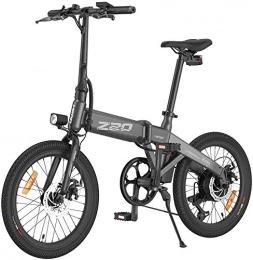 Redkey Vélos électriques HIMO Z20 Vélo électrique pliable pour adulte 20" 80 km Gamme Shimano 6 vitesses 250 W DC Moteur