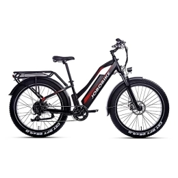 JOBO Vélos électriques JOBO Ebike Vélo de montagne électrique pour homme 26" 80 N.m Pedelec avec moteur série Bafang G060, Shimano 7 vitesses E pour homme (F33)..
