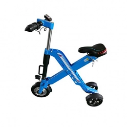 Joyfitness vélo Joyfitness Adulte Mini électrique Pliant vélo en Aluminium Cadre 350W Lithium Vélo Aventure en Plein air, Bleu