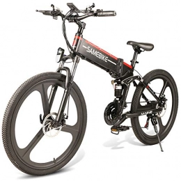JsJr-K-In vélo JsJr-K-In Vélo électrique pliant pliable pour vélo électrique de 26" 350 W Moteur sans balais 48 V portable pour extérieur