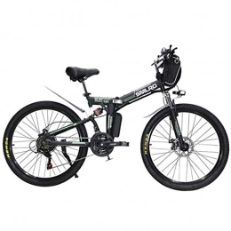 JXXU Vélos électriques JXXU Ebikes for Adultes, électrique Pliant vélo VTT Dirtbike, 26" 48V 10Ah 350W IP54 étanche, Facile de Stockage Pliable électrique Bycicles for Hommes (Color : B)