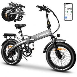 KAISDA Vélos électriques KAISDA Vélo électrique pliable K2 20" Urban Electric Bike Pliable avec application Bluetooth avec moteur 250 W / 48 V / 10 Ah Shimano 7 vitesses Autonomie 40-60 km