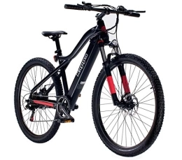 Kappa vélo Kappa Urban Mobity Vélo électrique Pédale assistée, noir et rouge, 250 W, batterie 360 Wh, unisexe adulte