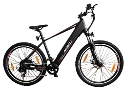 Kara-Tech vélo Kara-Tech Fresh 301 Vélo électrique 27, 5" pour homme et femme avec écran LCD, moteur 250 W, batterie 10 Ah, 7 vitesses, freins à disque, cadre en aluminium, gris