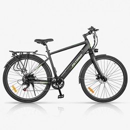 Knewss vélo Knewss Vélo électrique vélo de Sport alimenté par Li-ION vélo électrique Urbain à Assistance électrique de Banlieue Voyage vélo électrique-36V10AH Noir