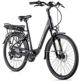 Leaderfox Vélos électriques Leader Fox Lotus Lady E Bike Pedelec Vélo électrique pour femme 576 Wh 36 V Noir RH 46 cm