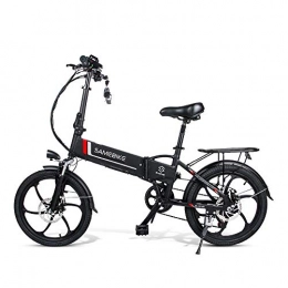 LFWQ vélo LFWQ Vélo électrique Pliable 30-40 km kilométrage 48v 10, 4 Ah 350w 25 km / h vélo électrique Noir