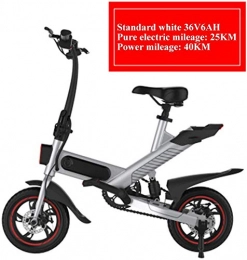 LKLKLK Vélos électriques LKLKLK lectrique Pliant Vlo avec 36V 6Ah Batterie Lithium-ION, 12 Pouces avec Ebike 250W Brushless