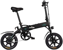 LLDKA Pliable E-Bike 10.4AH Batterie 3 Équitation Modes vélo électrique vélomoteur vélo 14 Pouces Pneus 250W Moteur 25 kmh,Noir