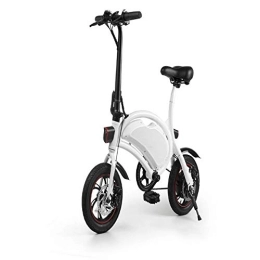 LLDKA Vélos électriques LLDKA Vélo électrique, Pliable vélo avec 250W brushless, Soutien App, 12 Pouces Roue Vitesse Max 25 kmh E-Bike pour Les Adultes et Les navetteurs, Blanc