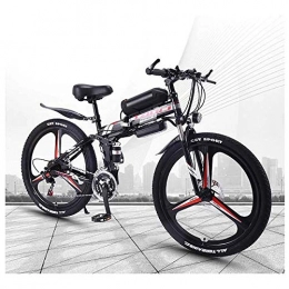 LQRYJDZ Vélos électriques LQRYJDZ 26 '' Electric Mountain Bike avec Grande Amovible Capacit Lithium-ION (36V 10Ah), vlo lectrique 21 / 27 Speed Gear (Color : Red, Size : 27 Speed)