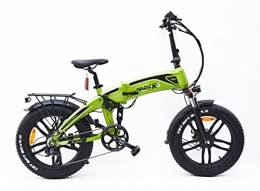 Genérico Vélos électriques Madicks Vélo électrique pliable à double amortisseur Vert 250 W