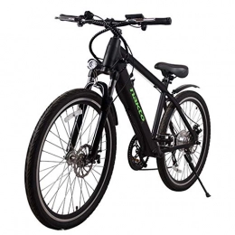 MERRYHE vélo MERRYHE Vélo De Montagne électrique 36V 250W Batterie Au Lithium Amovible E-Bike Citybike Trois Modes De Fonctionnement Vélo électrique VTT Vélo Intelligent, Black-36V12.5AH