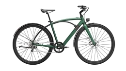 MILANOBIKE SONDER City Vélo électrique léger e-Bike 3 vitesses avec FRAMEBLOCK, Taille M/L, Vert