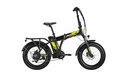 Atala vélo Modèle 2020 Atala pliable E-bike Extra-Folding 2020 7 V Noir / jaune Taille 44