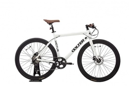 Motus vélo Motus TORM - Vélo électrique blanc 28" - Assistance de conduite jusqu'à 25 km / h - Portée jusqu'à 70 km - Batterie lithium-ion 36 V 7 Ah - Moteur arrière 250 W - 9 vitesses - Taille L