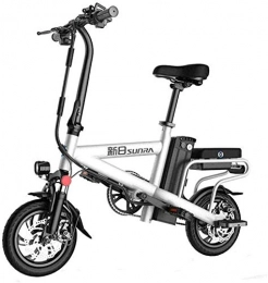 MQJ Vélos électriques MQJ Vélos Électriques Rapides Ebikes Pour Adultes 12 Pouces Roues de 12 Pouces Matériau En Alliage D'Aluminium Pliant En Ligne de Vélo Avec Pédales 48V Lithium Ion Batterie 350W Vélos de Cyclomoteur