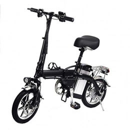 mysticall vélo mysticall Pliant Ebike avec Batterie 350W 48V / 12AH, vélo électrique Pliable de 14 Pouces pour Adulte, vélo Pliable électrique avec pédales de vélo, jusqu'à 35 km / h