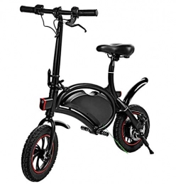 NAYY vélo NAYY 26"Pliable VTT électrique 36V 350W 8Ah Batterie Lithium-ION Amovible vélos électriques for Freins à Disque Adultes capacité de Charge 100 kg (Color : Black)