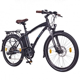 NCM Vélos électriques NCM ' Dner, 26"Vlo lectrique femme / homme unisexe Pedelec, E-Bike, City, de 36V 250W 13Ah Batterie lithium-ion avec 468WH, noir mat
