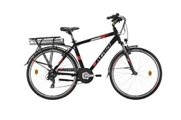 Atala vélo Nouveau modèle Atala 2021 vélo de randonnée électrique E-Bike E-Run FS 7.1 noir / rouge moteur 500 taille 49 (M)