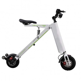 NXXML vélo NXXML Vélo électrique Pliant en Aluminium léger, Moteur sans Balai à Haute efficacité de 250W, Plage de Transmission de Tension de 36 V est de 20-25KM, Blanc