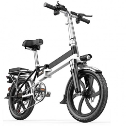 Oceanindw Vélos électriques Oceanindw Vélo électrique Pliant, Vélos de Route Faciles à Ranger Système de Transmission Shimano 7 Vitesses Portable 48v 280w Li-Batterie Cadre Léger en Alliage D'aluminium Vélo de Montagne de Ville