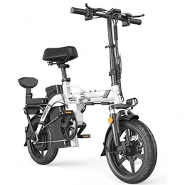 Oceanindw vélo Oceanindw Vélos électriques, 350w Moteur 18 '' Vélo électrique Pliant écologique avec Batterie Lithium-ION Amovible Grande Capacité 48 V 3 Modes De Conduite Vitesse Maximale 25 Km / H Vélo Léger