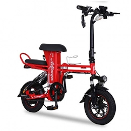 ONLYXKZ Vélos électriques ONLYXKZ Unixkz Double vélo électrique électrique Batterie au Lithium Mini Roller, déverrouillage de la télécommande, Rouge, 25A