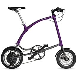Ossby Vélos électriques Ossby Courbe Vélo Pliant électrique Unisexe, Adulte, Violet, Tamaño único