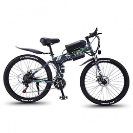GRF-XB Vélos électriques Pliant vélo électrique for Adultes, VTT électrique / Scooter électrique / Commute Ebike / Vélo électrique, 26" 36V 350W 13Ah Lithium-ION (Color : Gray)