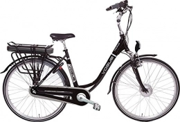Vogue Vélos électriques Premium 28 pouces 51 cm Femme 7SP Frein rtropdalage Noir