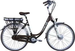 Vogue Vélos électriques Premium 28 pouces 53 cm Femme 7SP Rollerbrakes Marron