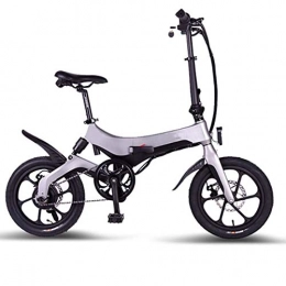 Qinmo Vélos électriques Qinmo Vélo électrique Pliable 16 Pouces, vélo électrique avec Les pédales, Le réglage de Trois Vitesses, for Le Sport équestre extérieure, Le mécanisme d'absorption des Chocs