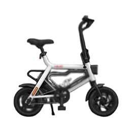 QYTEC Vélos électriques QYTEC ddzxc vélos électriques pour adultes, petit vélo électrique pour hommes et femmes, batterie au lithium, longue durée de vie et vélo électrique pliable (couleur : blanc)