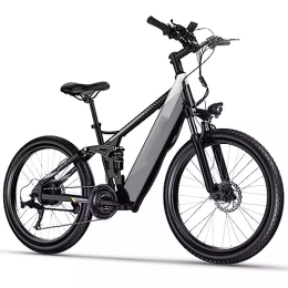 RASHIV Vélos électriques RASHIV Vélo de Montagne électrique, Batterie Amovible de Grande capacité 26AH, réglage à 5 Vitesses, Charge de 150 kg, Instrument Intelligent à Grand écran, pour Adultes