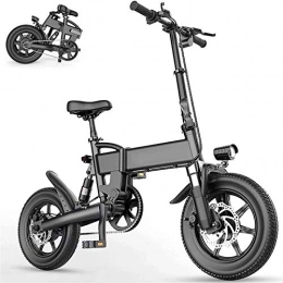 RDJM Vélos électriques RDJM VTT Electrique, Pliant vélo électrique 15.5Mph en Alliage d'aluminium électriques vélos for Adultes avec 16" pneus et 250W 36V Moteur E-Bike City Commute étanche 3 Mode Vélo électrique