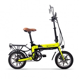 RICH BIT Vélos électriques RICH BIT RT-619 Vélo Pliant électrique, Moteur sans Balai 36V * 250W, 14" vélo électrique de Ville (Vert)