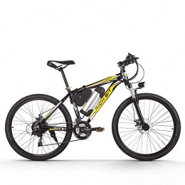 RICH BIT vélo Richbit lectrique Moteur de vlo pour 250W Haute performance batterie lithium-ion Aluminium Cadre de montagne de vlo Cross Country pour Unisexe Jaune