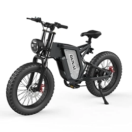 ride66 vélo ride66 Vélo Électrique VTT Fat Bike Electrique 25Ah Batterie 20 Pouces pour Adulte Homme